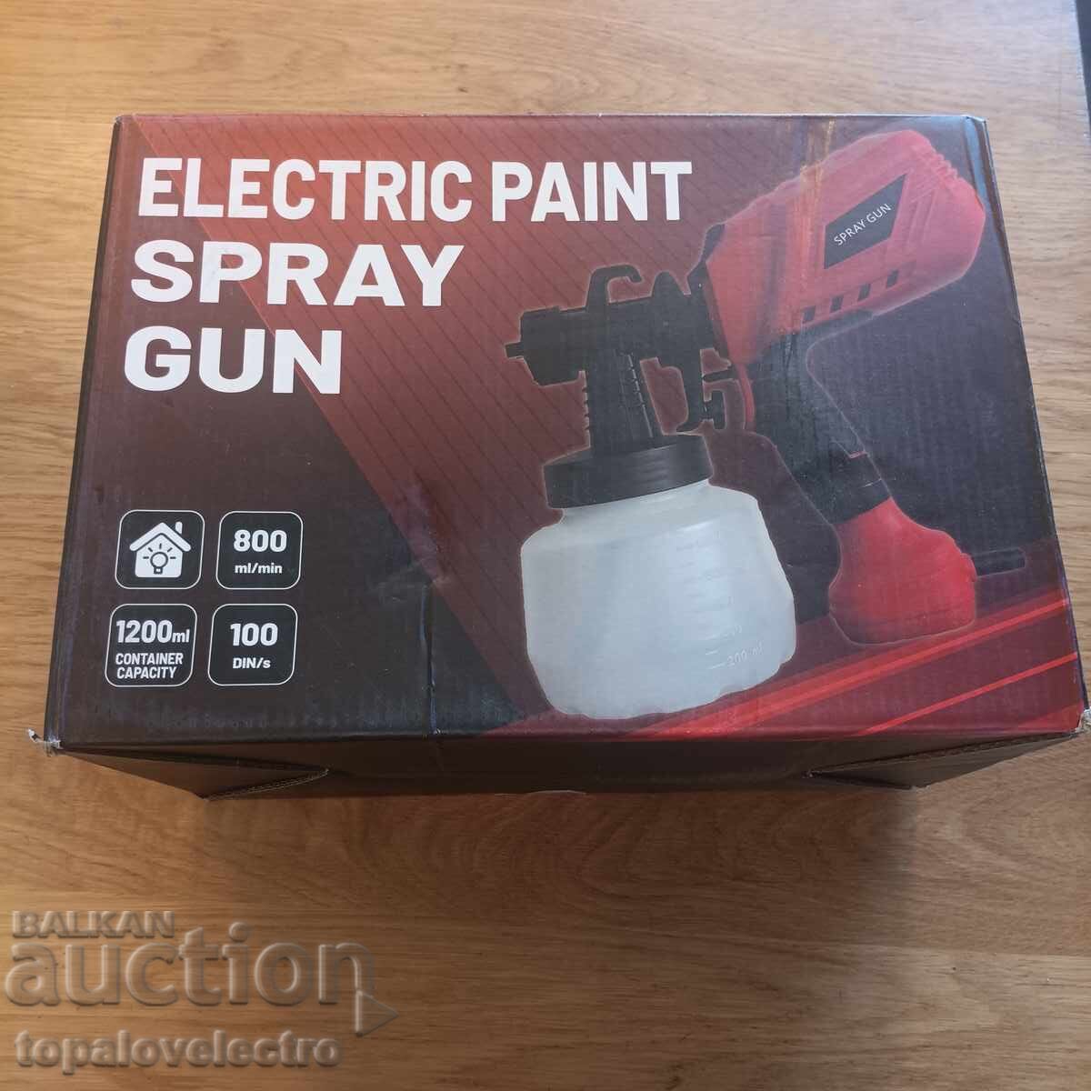 НОВ! Електрически пистолет за боядисване 700W, 1200 мл, 4 ме - 7 НОВ! Електрически пистолет за боядисване 700W, 1200 мл, 4 ме - 7