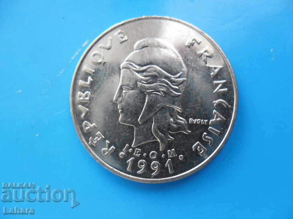 20 franci 1991. Polinezia Franceză cu preț 5.00 BGN | € 2.56 20 franci 1991. Polinezia Franceză cu preț 5.00 BGN | € 2.56