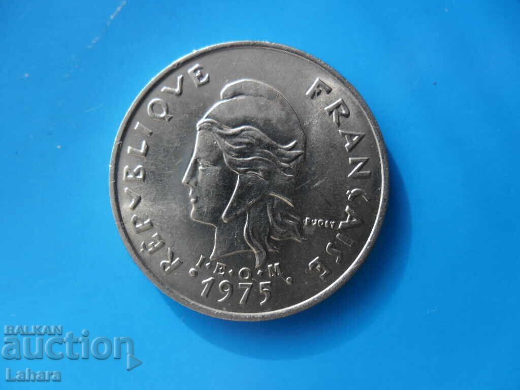 20 franci 1975, Polinezia Franceză cu preț € 2.56 | 5.01 BGN