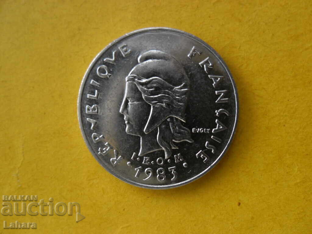 10 franci 1983, Polinezia Franceză cu preț € 2.00 | 3.91 BGN