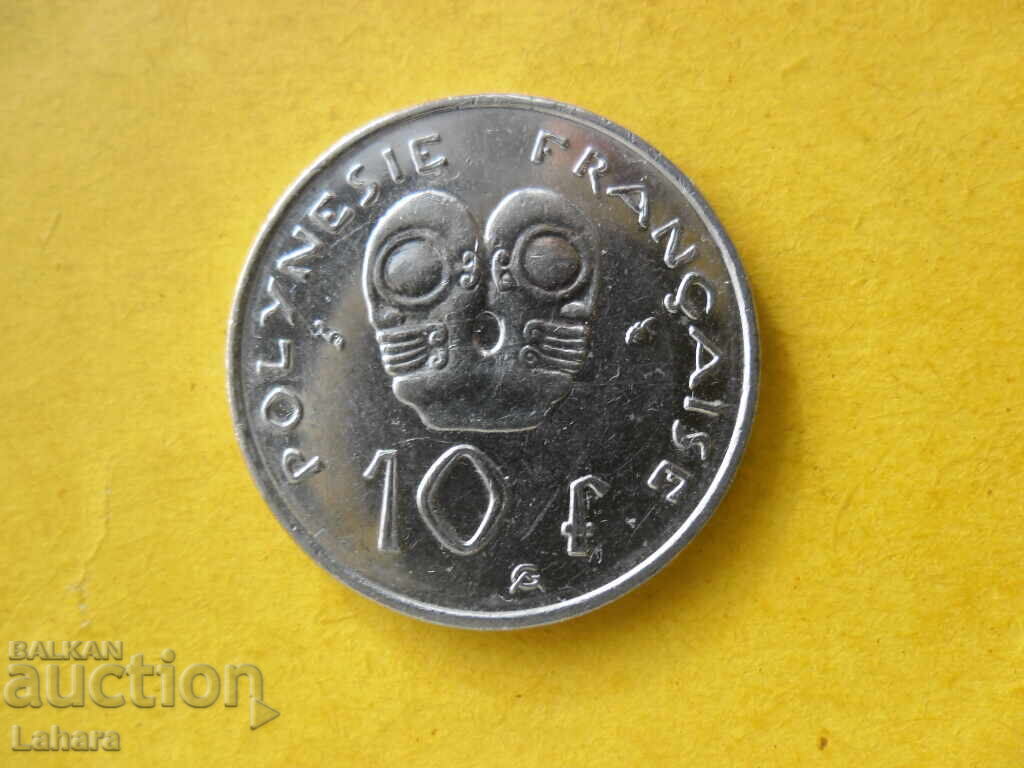 10 φράγκα 1983 Γαλλική Πολυνησία 10 φράγκα 1983 Γαλλική Πολυνησία