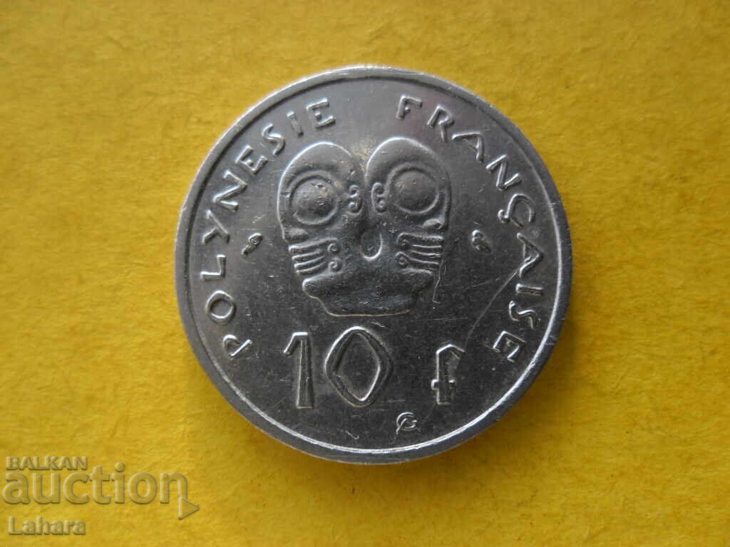 10 franci 1972, Polinezia Franceză 10 franci 1972, Polinezia Franceză