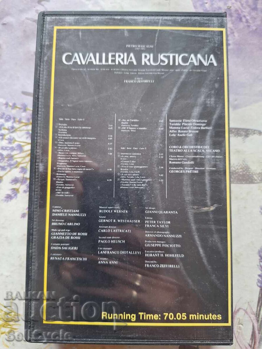 Δημοπρασία ✅ΒΙΝΤΕΟΚΑΣΕΤΕΣ - CAVALLERIA RUSTICANA❗ Δημοπρασία ✅ΒΙΝΤΕΟΚΑΣΕΤΕΣ - CAVALLERIA RUSTICANA❗