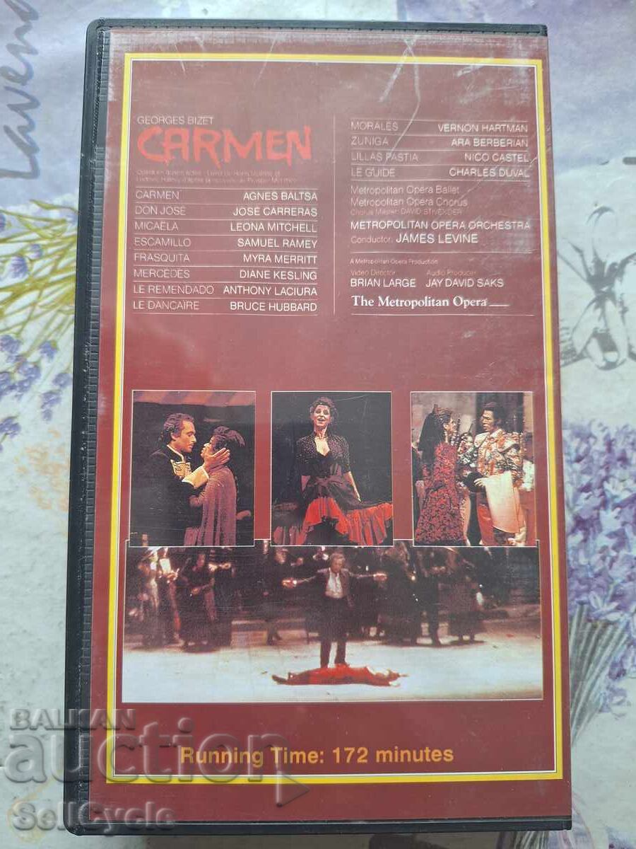 Auction ✅VIDEO CASSETTES - CARMEN❗ Auction ✅VIDEO CASSETTES - CARMEN❗