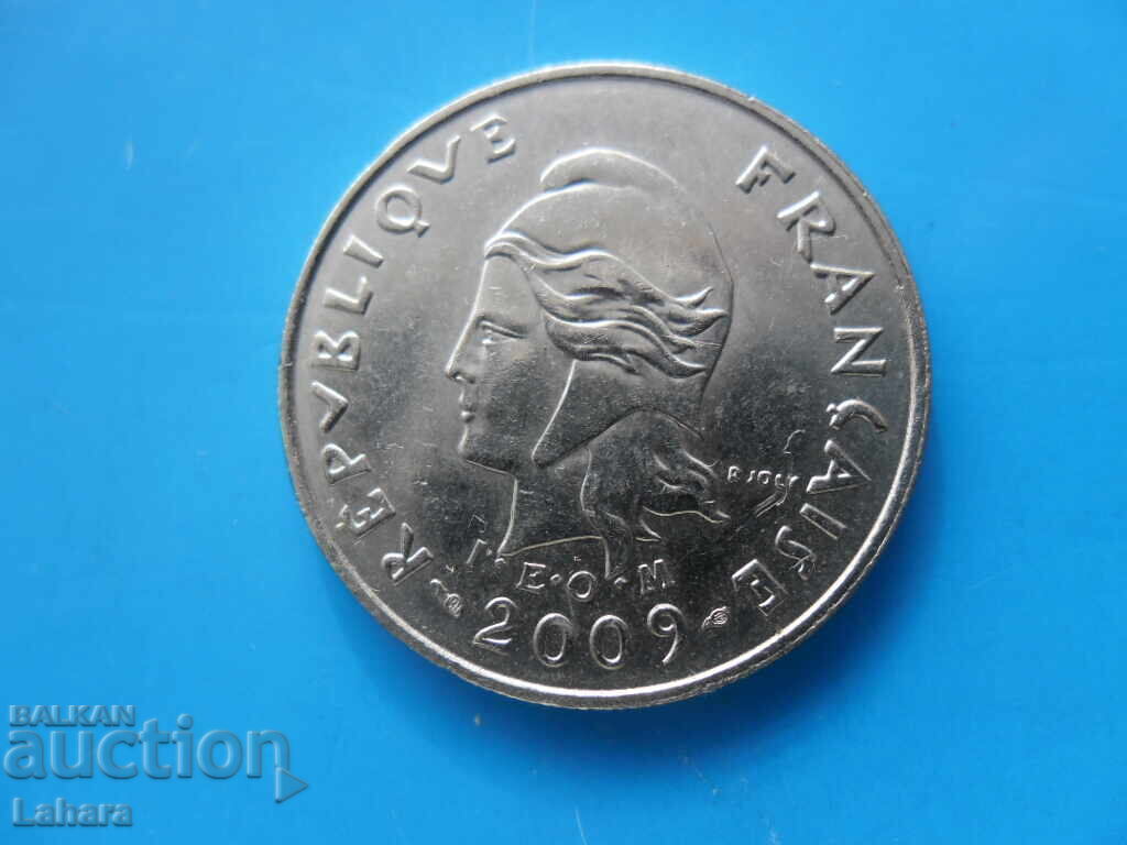 10 франка 2009 г. Нова каледония с цена 5.00 лв. | € 2.56