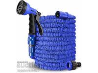 ΚΑΙΝΟΥΡΙΟ! Επεκτεινόμενος σωλήνας κήπου, έως 15 μέτρα, με πιστόλι