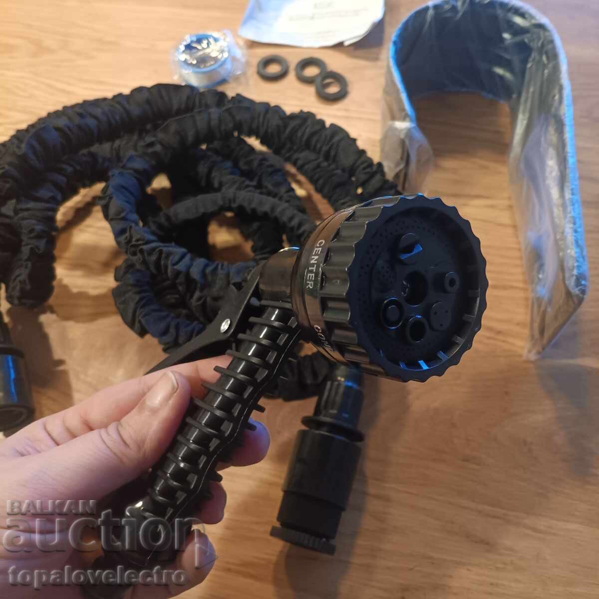 NEW! Expandable garden hose 7.5m, with 7 spray patterns - 5 NEW! Expandable garden hose 7.5m, with 7 spray patterns - 5