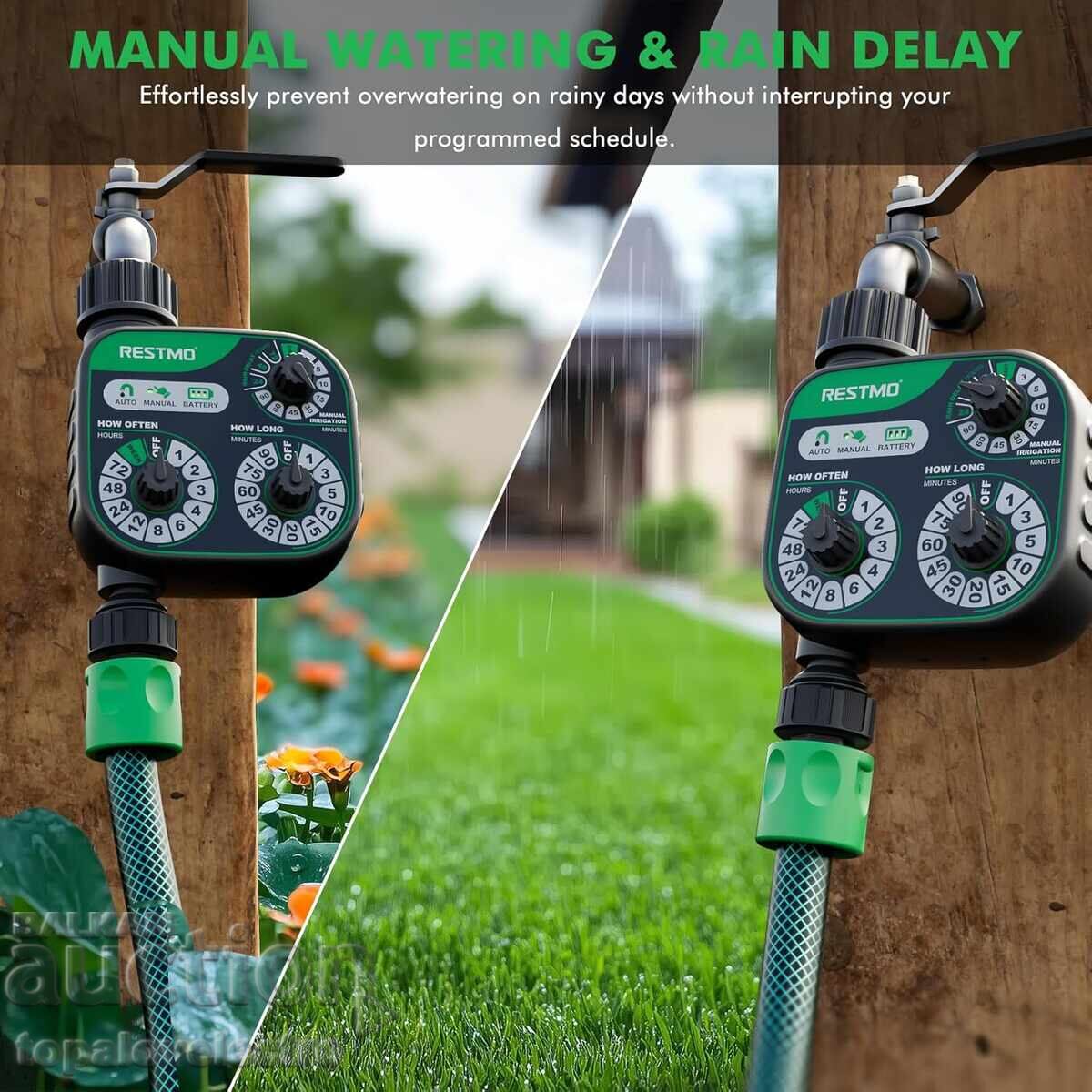 НОВ! Механичен програматор за напояване, таймер, 3 въртящи к с цена 31.00 лв. | € 15.85 НОВ! Механичен програматор за напояване, таймер, 3 въртящи к с цена 31.00 лв. | € 15.85