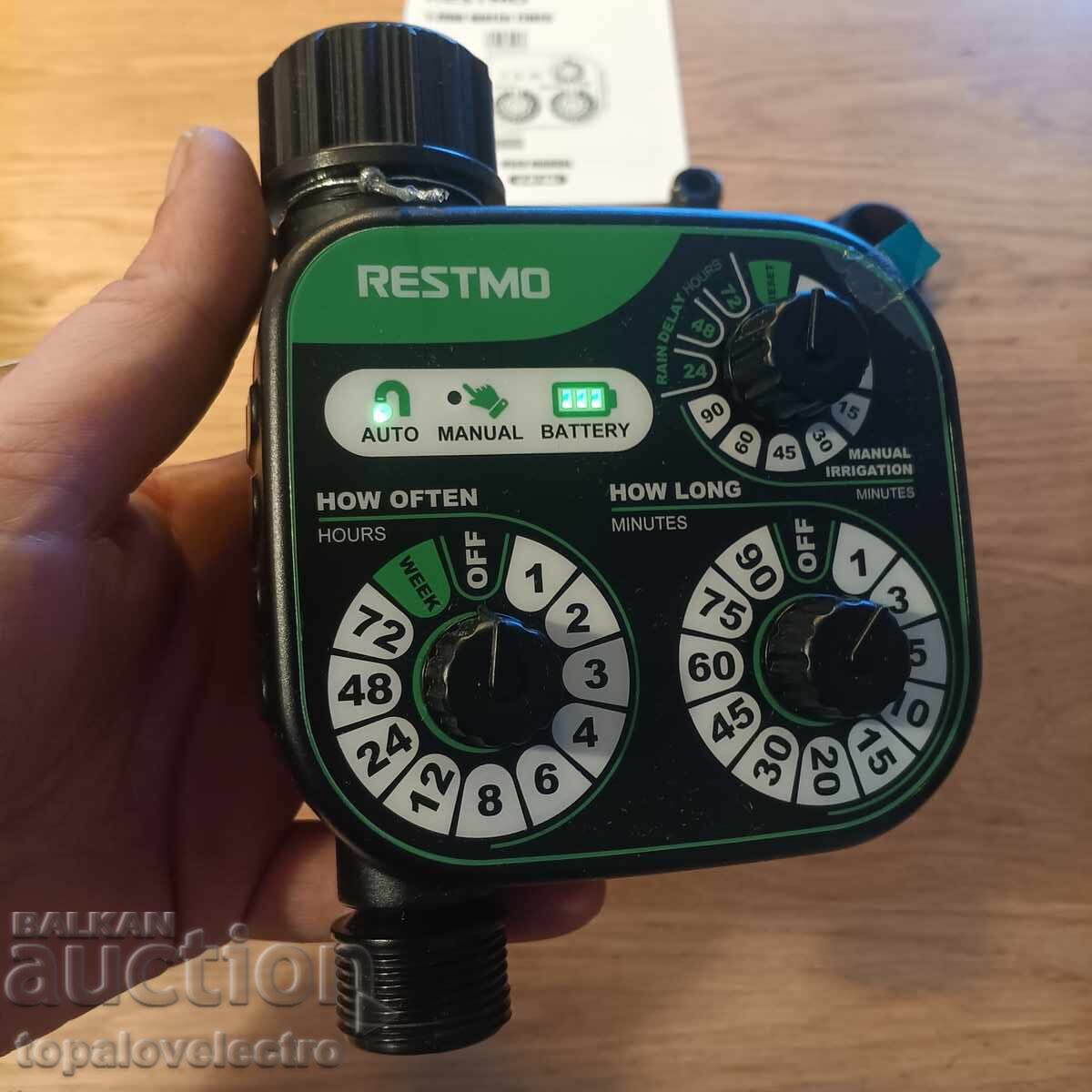 НОВ! Механичен програматор за напояване, таймер, 3 въртящи к - 7 НОВ! Механичен програматор за напояване, таймер, 3 въртящи к - 7