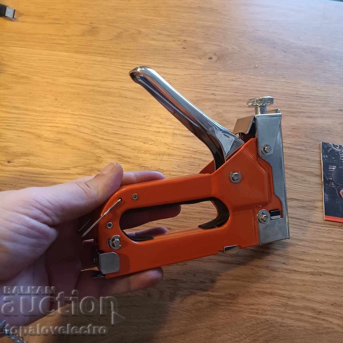 НОВ! Телбод, такер 3-в-1 – за тапицерия, декорации и дърво, - 6 НОВ! Телбод, такер 3-в-1 – за тапицерия, декорации и дърво, - 6