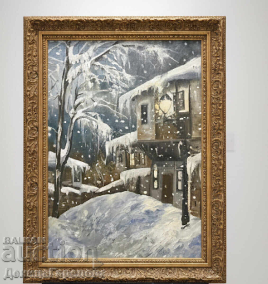 Деница Гарелова картина 50/40 ”Зимно време” - 7 Деница Гарелова картина 50/40 ”Зимно време” - 7