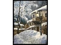 Деница Гарелова картина 50/40 ”Зимно време”
