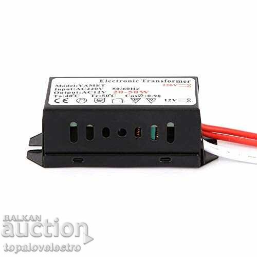 NEW! Electronic Transformer 60W – 220V to 12V, Ultra-thin with price 8.00 BGN | € 4.09 NEW! Electronic Transformer 60W – 220V to 12V, Ultra-thin with price 8.00 BGN | € 4.09