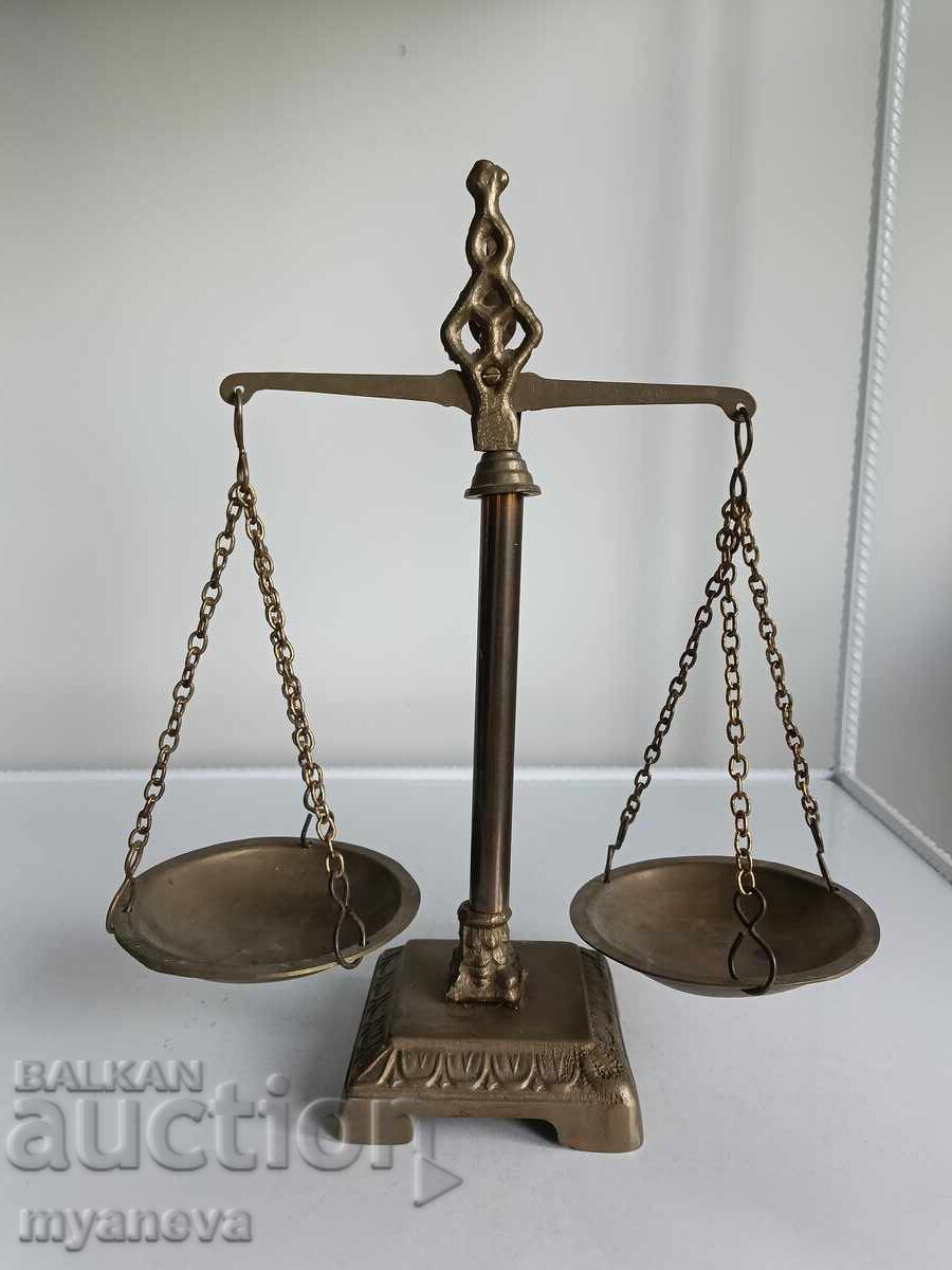 Vintage, bronze, goldsmith, apothecary scale Vintage, bronze, goldsmith, apothecary scale