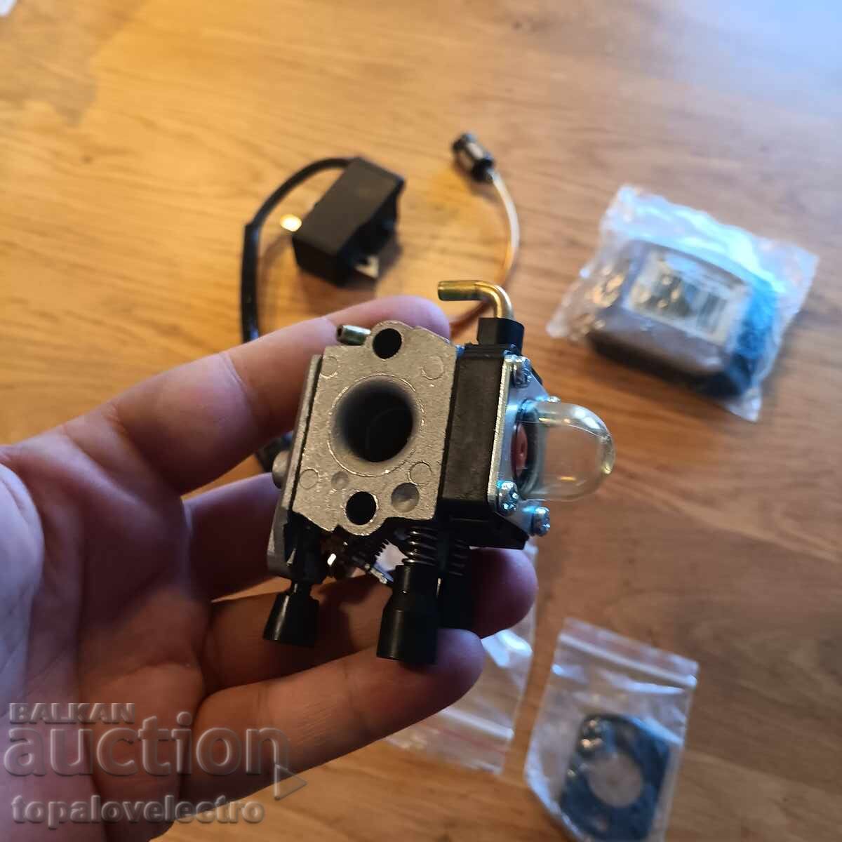 ΚΑΙΝΟΥΡΓΙΟ! Καρμπυρατέρ + Πηνίο ανάφλεξης σετ για Stihl FS75 / FS80 / FS8 - 5 ΚΑΙΝΟΥΡΓΙΟ! Καρμπυρατέρ + Πηνίο ανάφλεξης σετ για Stihl FS75 / FS80 / FS8 - 5