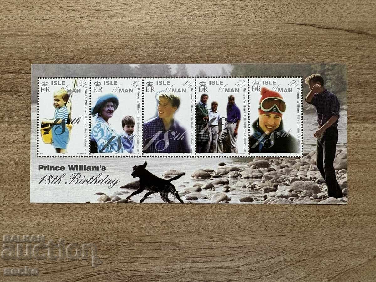 Isle of Man - 18th Anniversary of the Birth of Prince William (2000) MNH Isle of Man - 18th Anniversary of the Birth of Prince William (2000) MNH