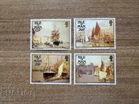 Остров Ман - Картини на Джон Милър Никълсън (1987) MNH