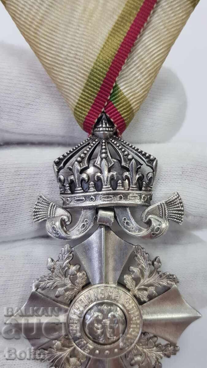 Аукцион Царски Орден За Гражданска Заслуга 6 ст. с корона Борис III Аукцион Царски Орден За Гражданска Заслуга 6 ст. с корона Борис III