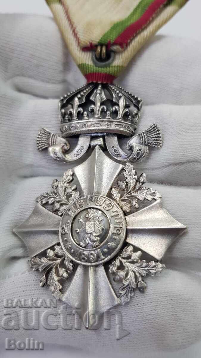 Βασιλικό Τάγμα Πολιτικής Αξίας 6 st. με κορώνα Βόρις Γ' - 6