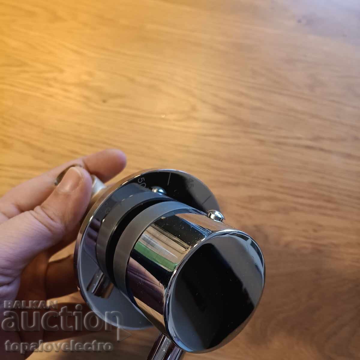 Robinet termostatic de duș, cu observație, 3-căi, alamă - 6 Robinet termostatic de duș, cu observație, 3-căi, alamă - 6