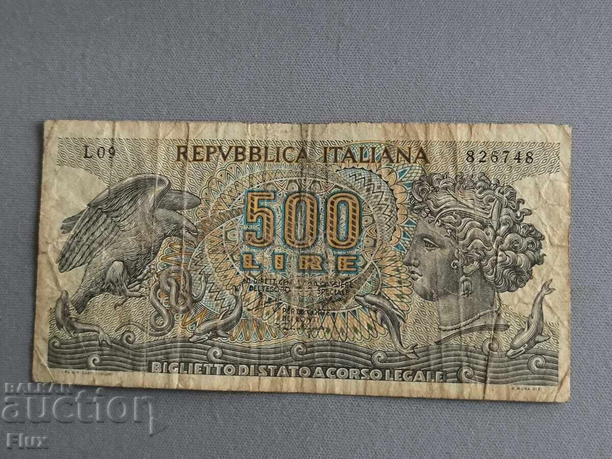 Bancnotă - Italia - 500 lire | 1966 Bancnotă - Italia - 500 lire | 1966