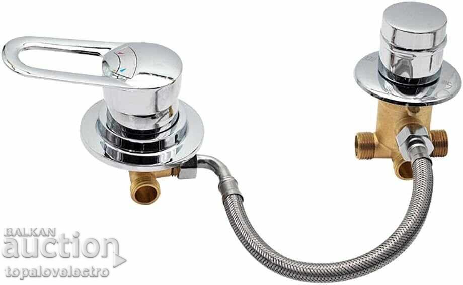 NOU! Robinet de duș din alamă cu 3 căi – cu supapă ceramică NOU! Robinet de duș din alamă cu 3 căi – cu supapă ceramică