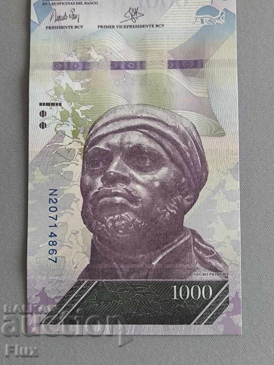 Bancnotă - Venezuela - 1000 bolivari UNC | 2017 cu preț 4.00 BGN | € 2.05 Bancnotă - Venezuela - 1000 bolivari UNC | 2017 cu preț 4.00 BGN | € 2.05