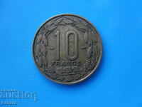 10 franci 1958, Camerun