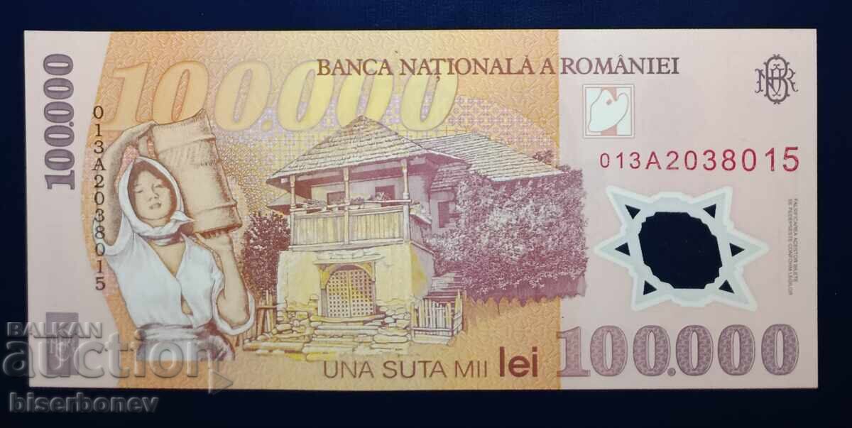 România, 100 000 lei 2001, UNC cu preț 82.00 BGN | € 41.93 România, 100 000 lei 2001, UNC cu preț 82.00 BGN | € 41.93