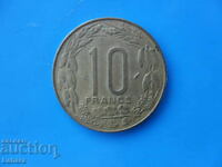 10 φράγκα 1979 κ. Κεντρική Αφρική