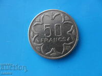 50 franci 1976 a. Africa Centrală