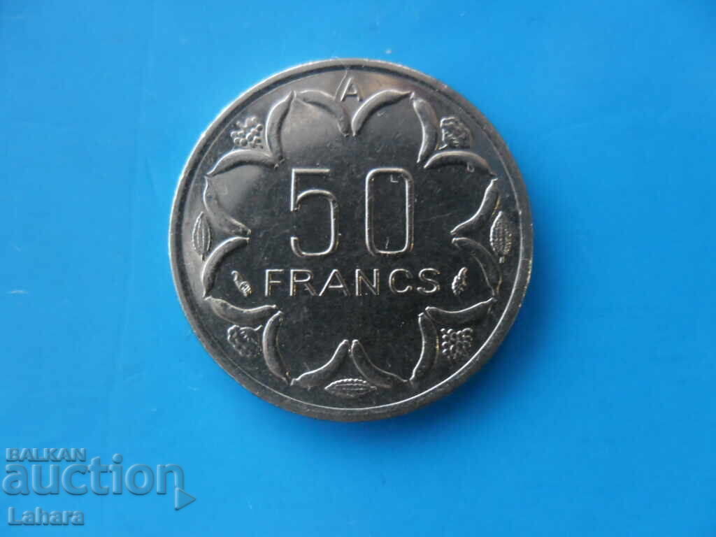 50 franci 1989 g. Africa Centrală 50 franci 1989 g. Africa Centrală
