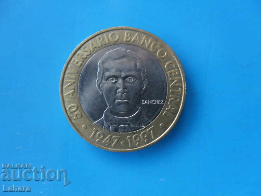 5 песос 1997 г. Република Доминикана с цена € 2.50 | 4.89 лв.