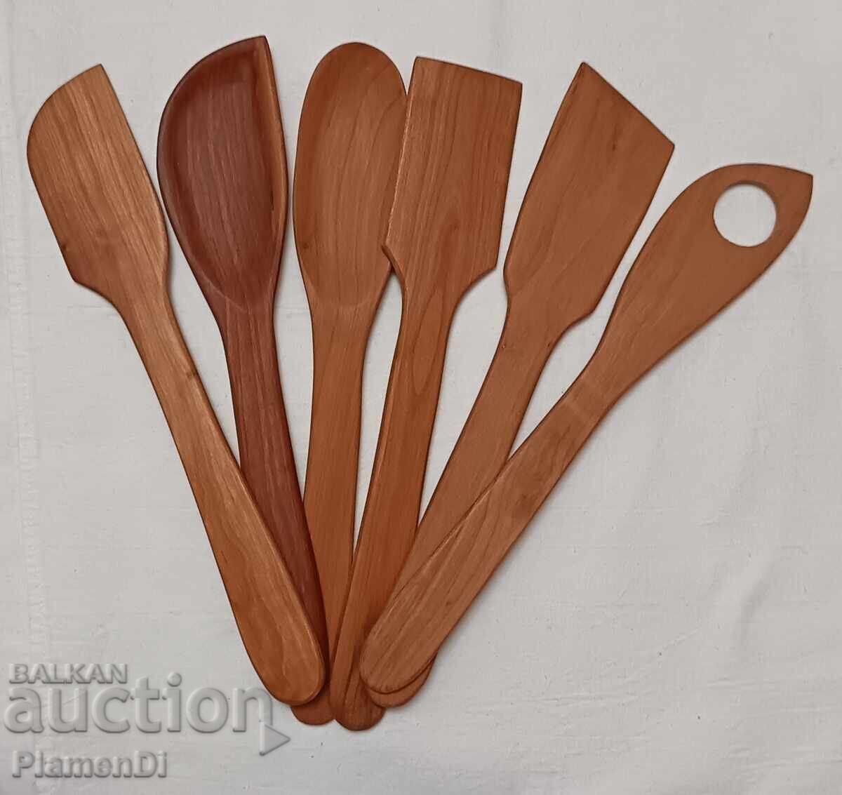 Ξύλινη βάση, κουτί με 6 αναδευτήρες - 7 Ξύλινη βάση, κουτί με 6 αναδευτήρες - 7