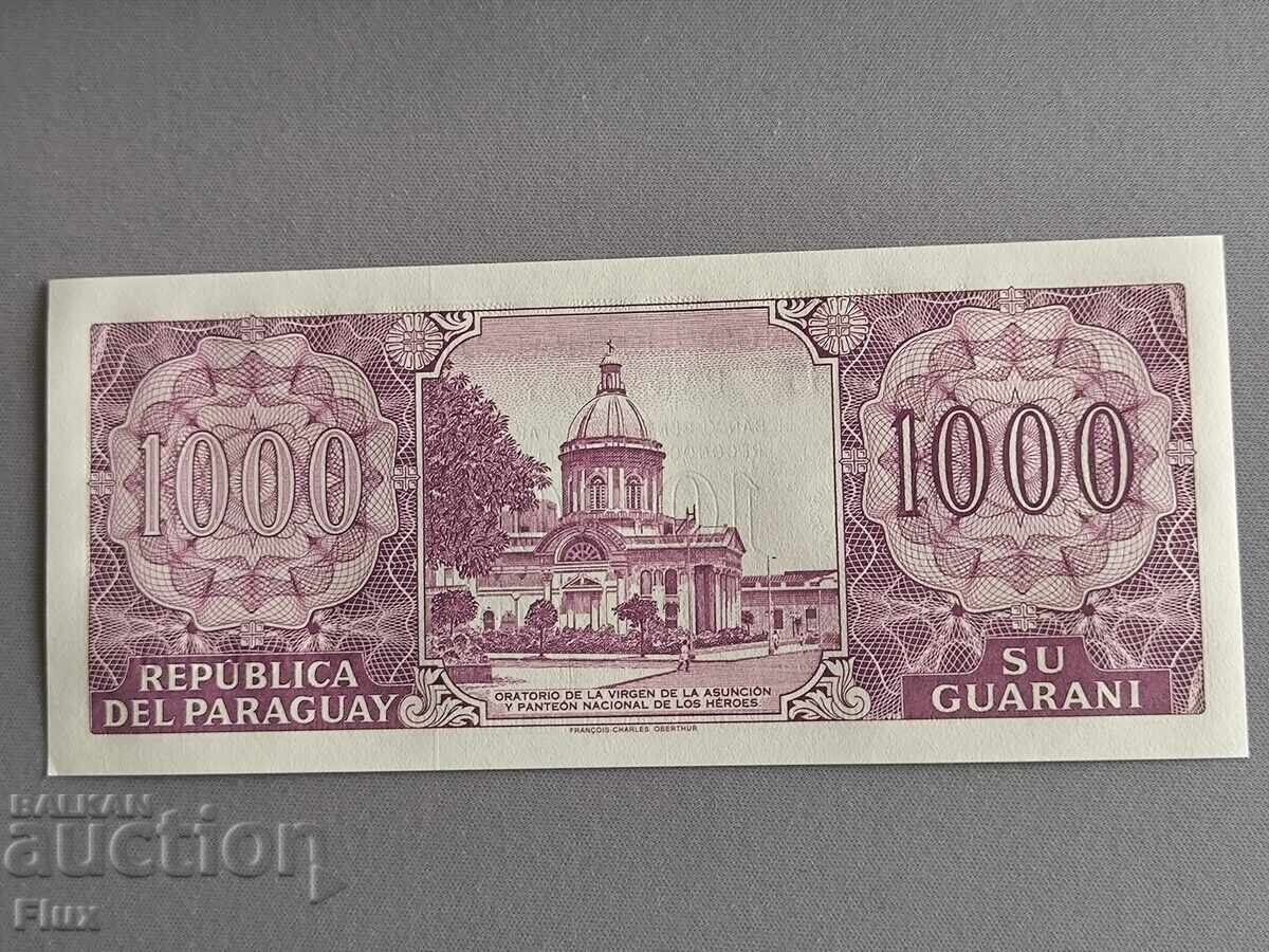 Bancnotă - Paraguay - 1000 guaraní (jubiliară) UNC | 2002 cu preț € 5.00 | 9.78 BGN