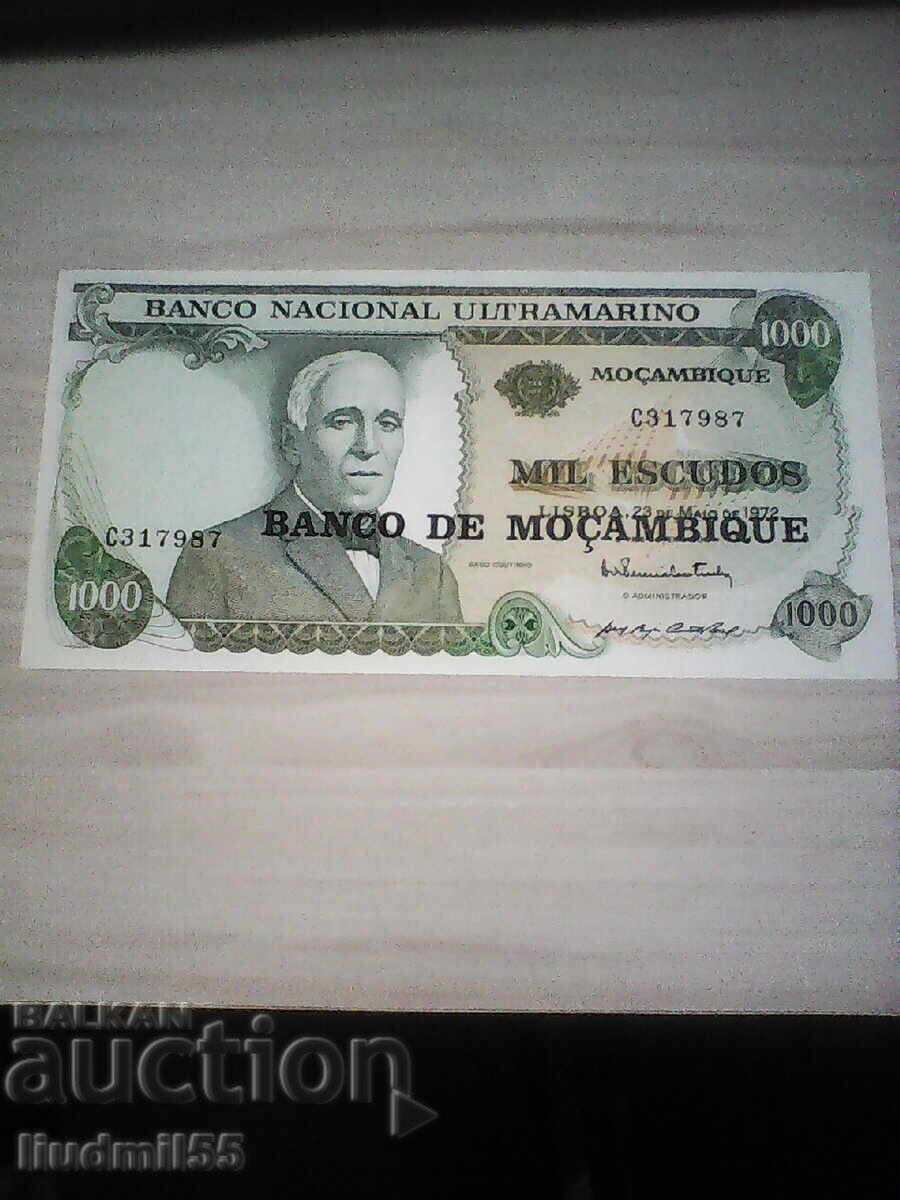 Μοζαμβίκη - 1000 εσκούδος | 1972 Μοζαμβίκη - 1000 εσκούδος | 1972