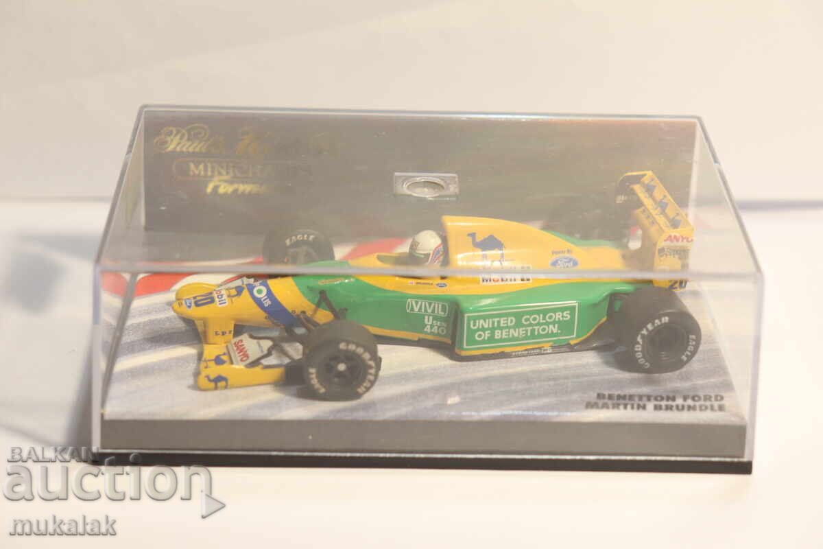 1:43  MINICHAMPS  BENETTON FORD    F1  БОЛИД ФОРМУЛА с цена 50.00 лв. | € 25.56
