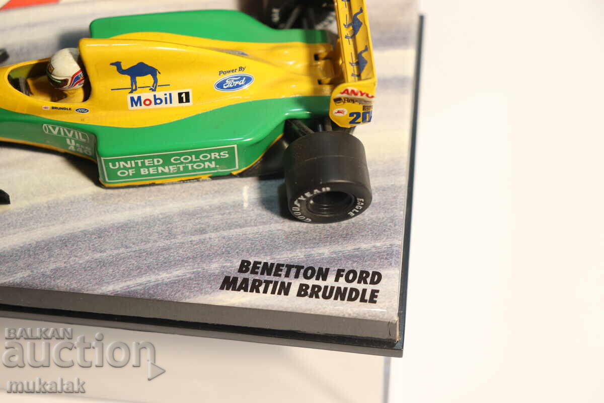 1:43  MINICHAMPS  BENETTON FORD    F1  БОЛИД ФОРМУЛА - 5