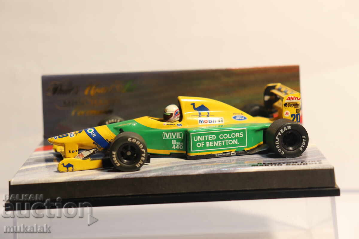 1:43  MINICHAMPS  BENETTON FORD    F1  БОЛИД ФОРМУЛА - 6