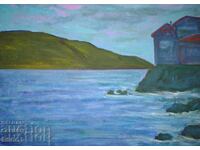 Картина Пайзаж Море масло върху фазер