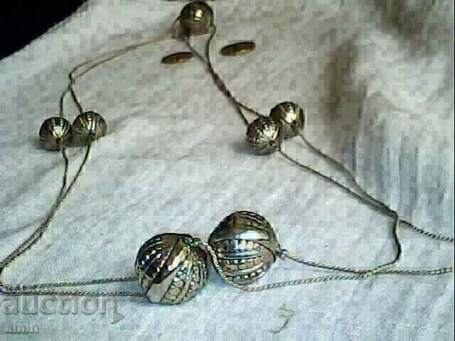 2br stari posrebreni kolieta 20 vek 5reda 100gr atopki28gr - 5 2br stari posrebreni kolieta 20 vek 5reda 100gr atopki28gr - 5