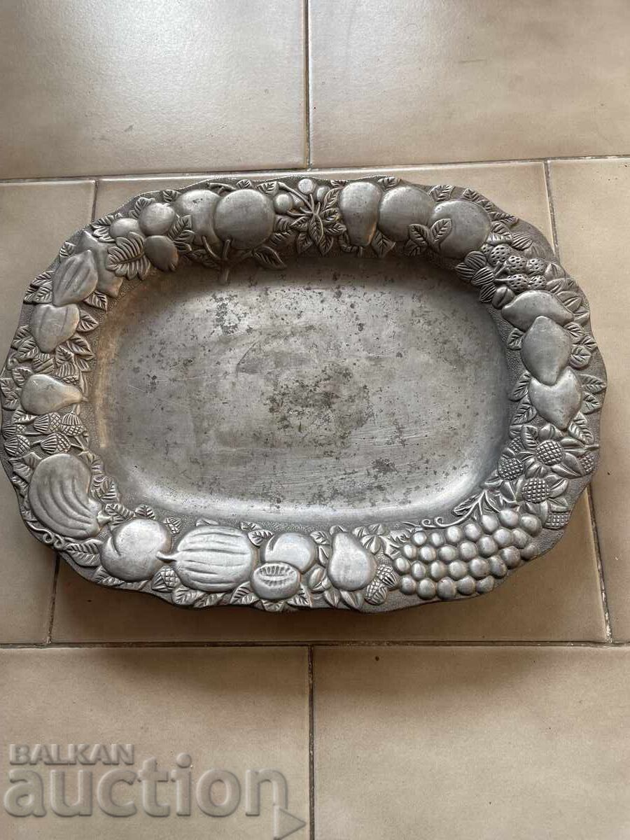 Поднос-34/26 см,метал