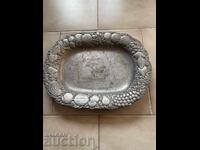 Поднос-34/26 см,метал