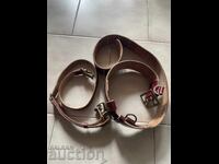 Αξιωματικός ζώνη - 1,25/5 εκ., δέρμα, καινούργια