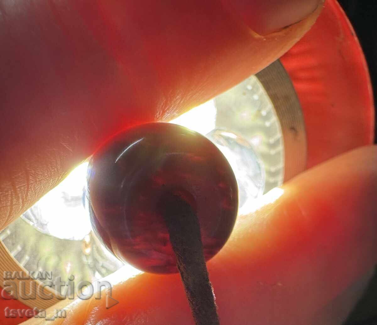 Delivery of Rosary, invoice and (amber?) 69 gr