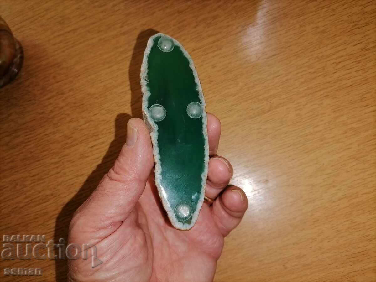 Dioramă machetă placă agat calcedonie barcă argintată cu preț 50.00 BGN | € 25.56 Dioramă machetă placă agat calcedonie barcă argintată cu preț 50.00 BGN | € 25.56