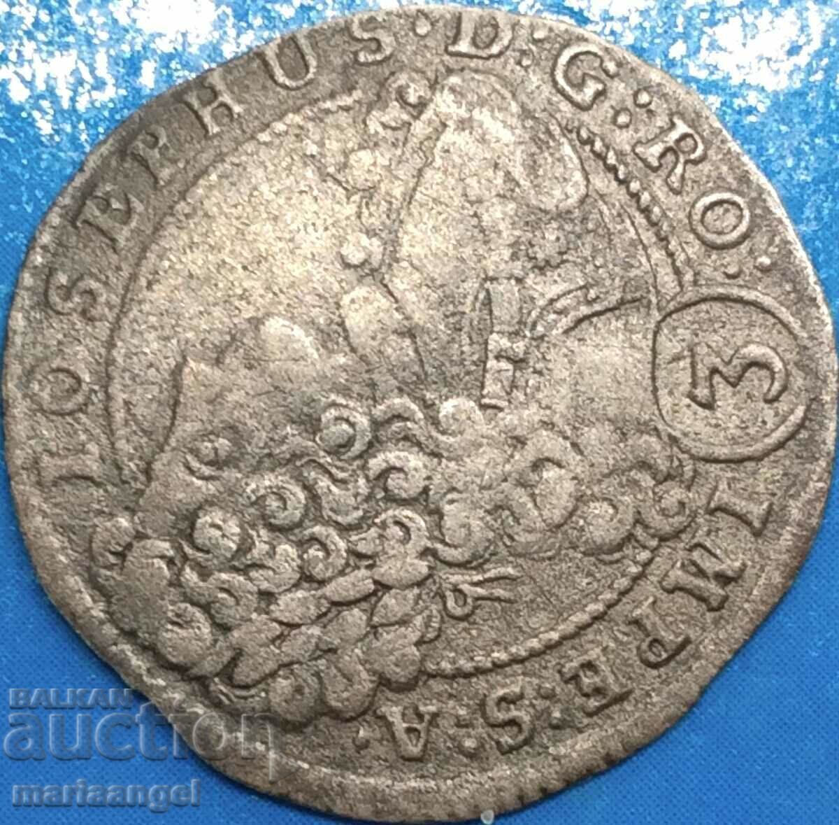 Licitație Joseph I 3 Kreuzer 1709 Austria Boemia RDR - rar Licitație Joseph I 3 Kreuzer 1709 Austria Boemia RDR - rar