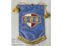 Παλαιό σημαιάκι και κονκάρδα G.W.U. ΑΓΓΛΙΑ
