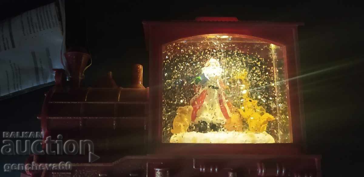 Trenuleț de Crăciun luminos pentru decorațiuni - 6