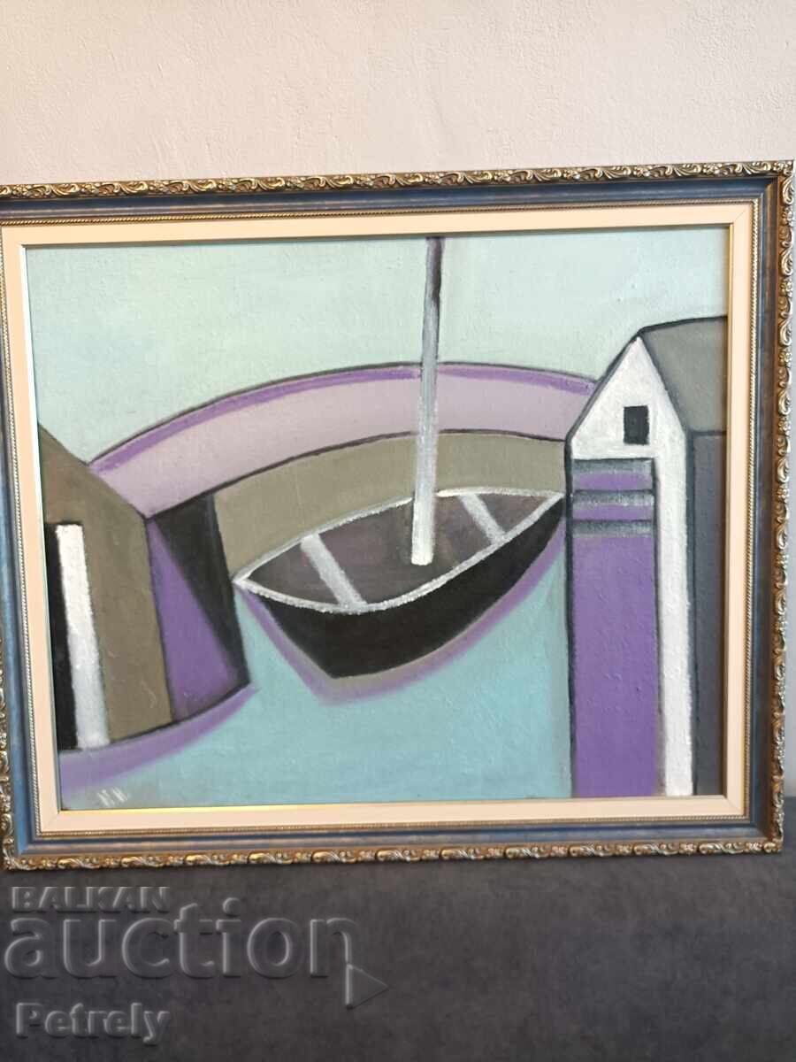 Livrarea Pictură mare în ulei Livrarea Pictură mare în ulei